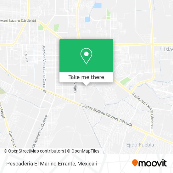Pescaderia El Marino Errante map