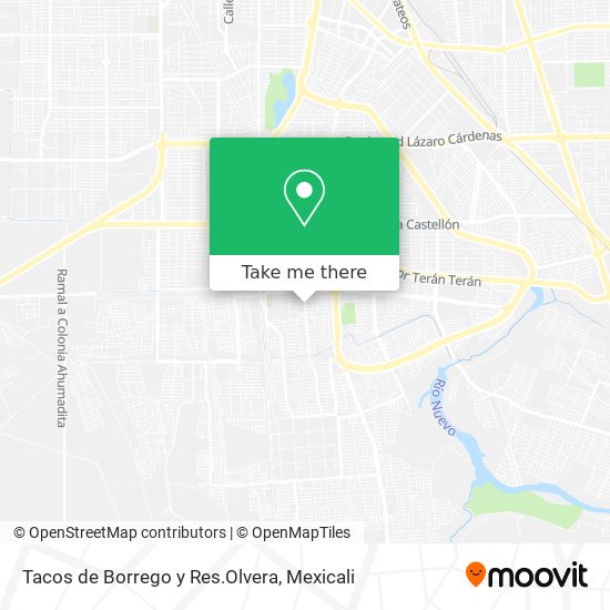 Tacos de Borrego y Res.Olvera map