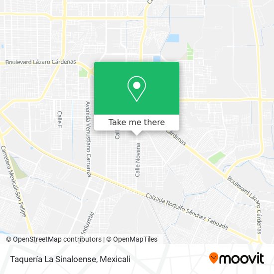 Taquería La Sinaloense map