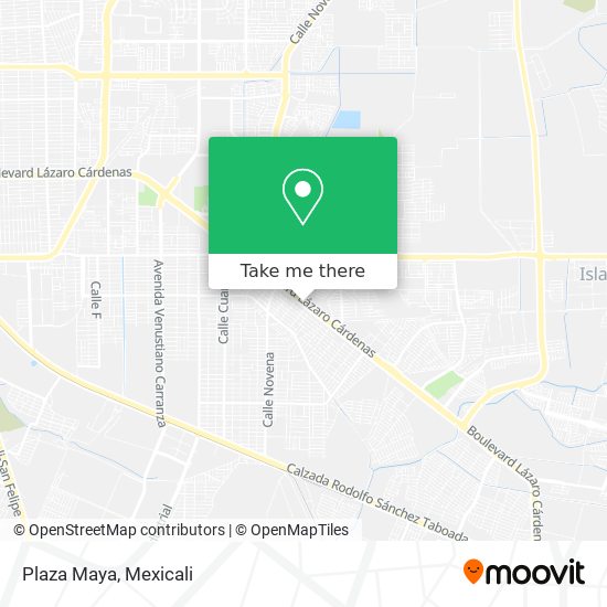 How to get to Plaza Maya in Mexicali by Bus?