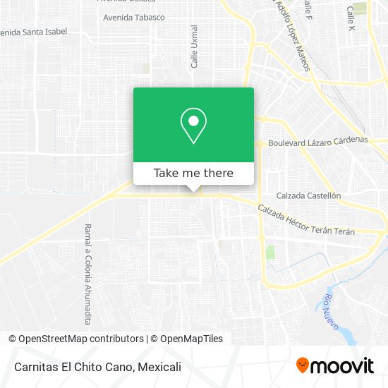 Carnitas El Chito Cano map