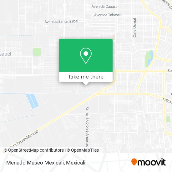 Menudo Museo Mexicali map