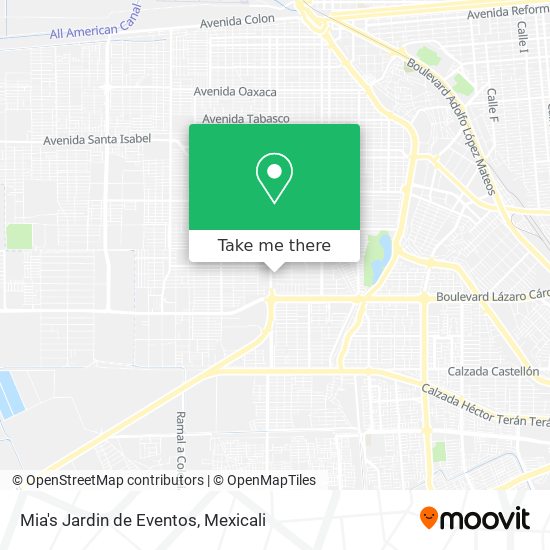 Mia's Jardin de Eventos map