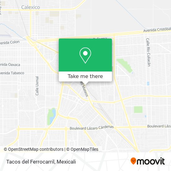Tacos del Ferrocarril map