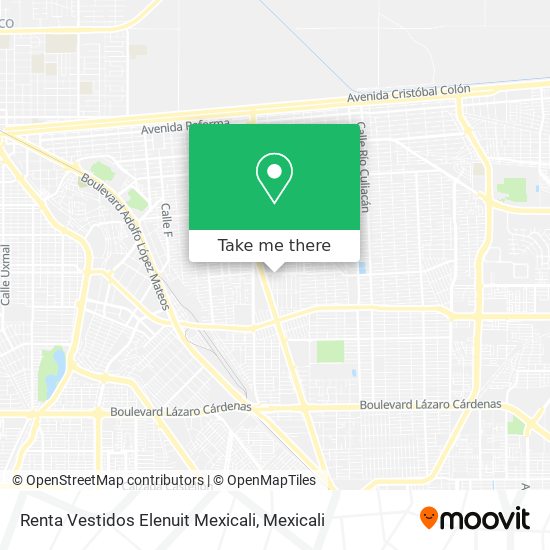 Renta Vestidos Elenuit Mexicali map