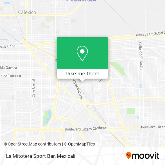 La Mitotera Sport Bar map