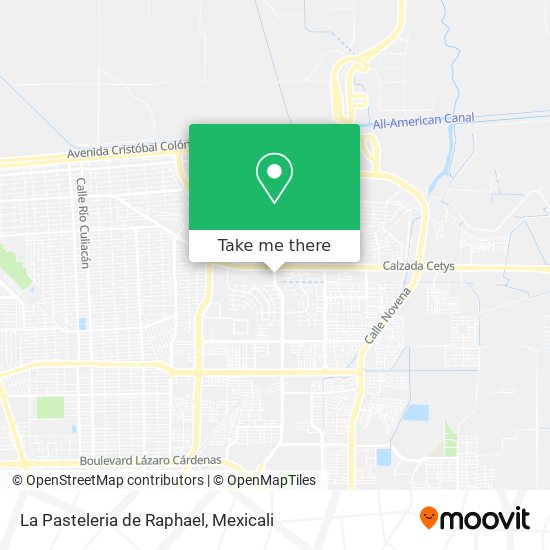 La Pasteleria de Raphael map