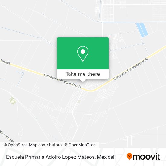 Mapa de Escuela Primaria Adolfo Lopez Mateos