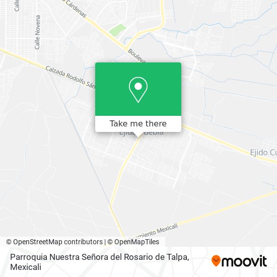 Parroquia Nuestra Señora del Rosario de Talpa map