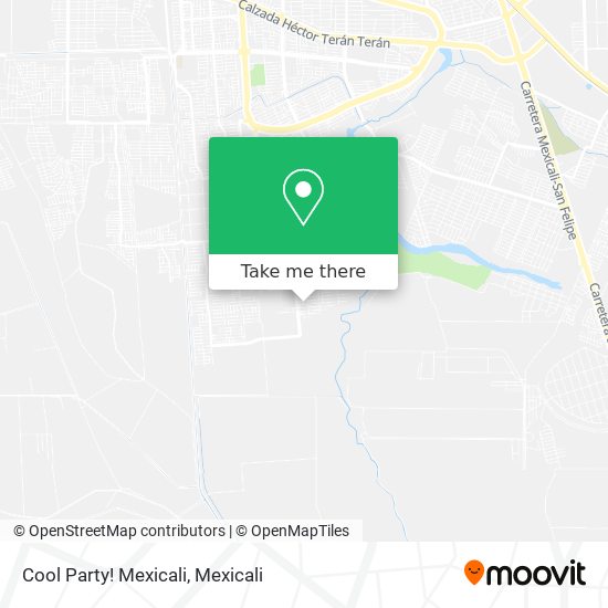 Mapa de Cool Party! Mexicali