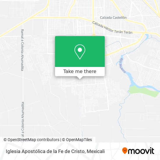 Mapa de Iglesia Apostólica de la Fe de Cristo