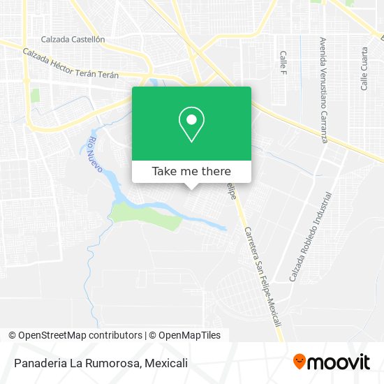 Panaderia La Rumorosa map