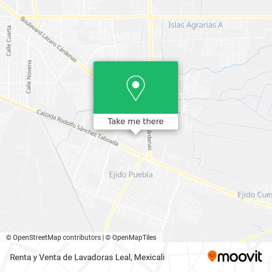 Mapa de Renta y Venta de Lavadoras Leal