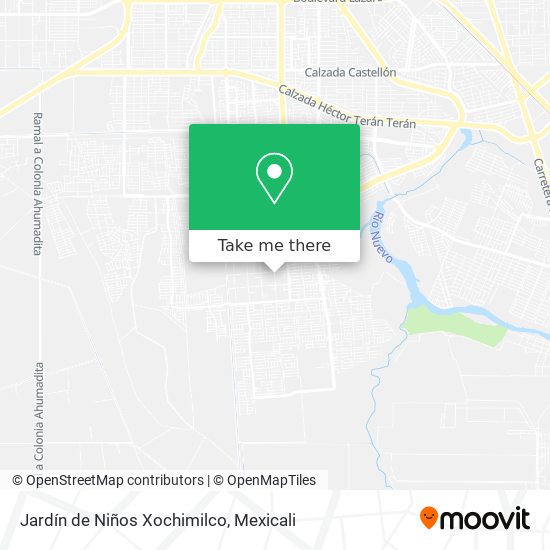 Mapa de Jardín de Niños Xochimilco