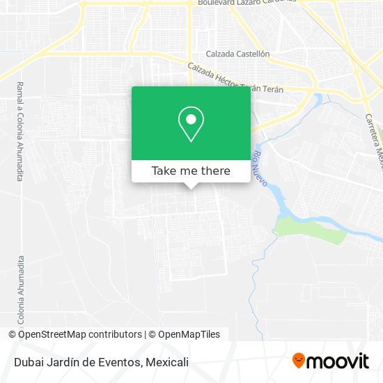 Dubai Jardín de Eventos map