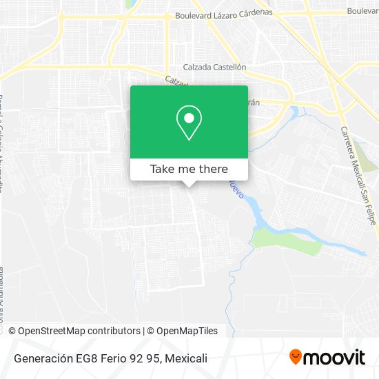 Mapa de Generación EG8 Ferio 92 95