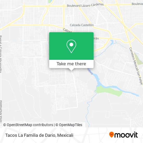 Tacos La Familia de Dario map