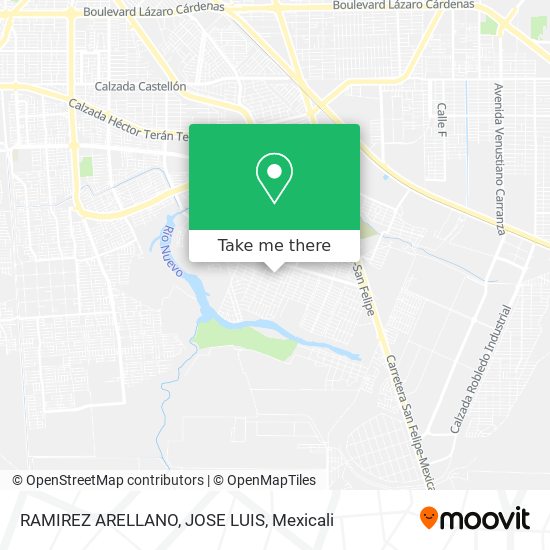 Mapa de RAMIREZ ARELLANO, JOSE LUIS