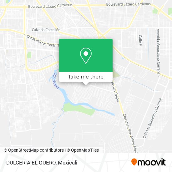 Mapa de DULCERIA EL GUERO