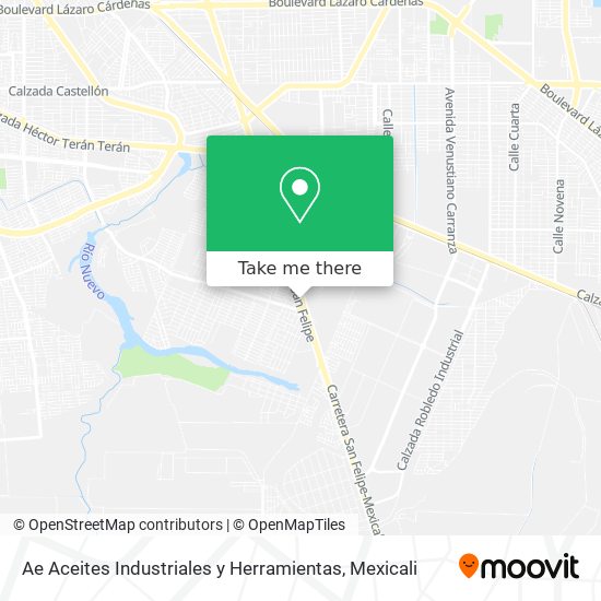 Mapa de Ae Aceites Industriales y Herramientas