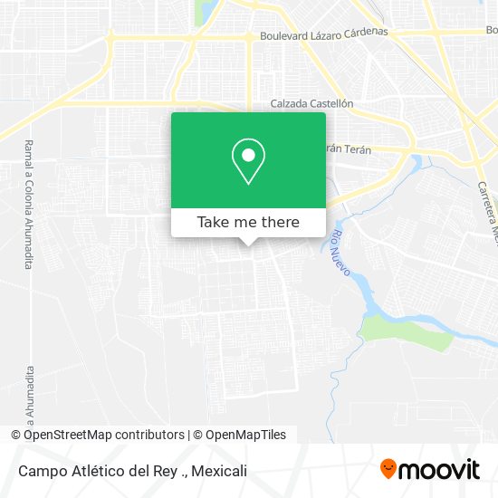 Campo Atlético del Rey . map