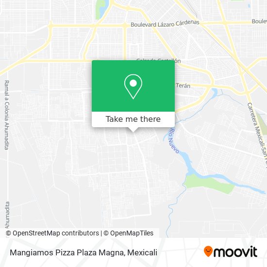 Mapa de Mangiamos Pizza Plaza Magna