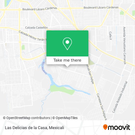 Las Delicias de la Casa map