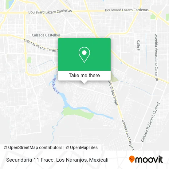 Secundaria 11 Fracc. Los Naranjos map