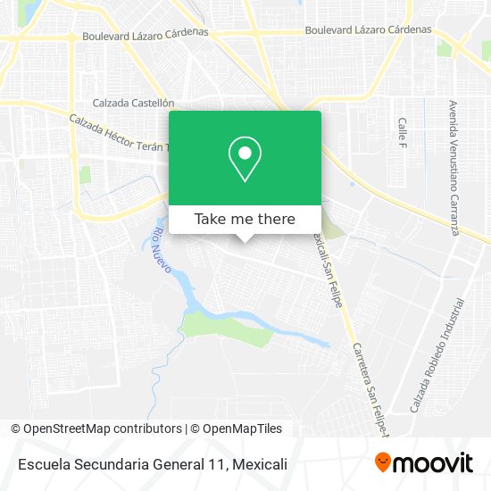 Escuela Secundaria General 11 map