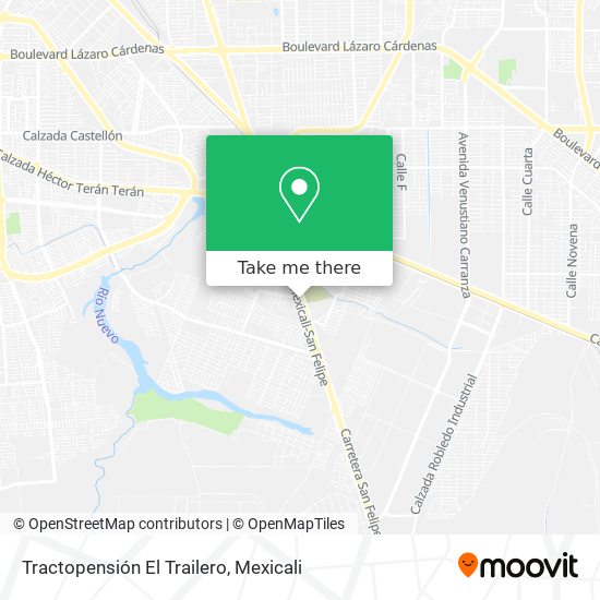 Tractopensión El Trailero map