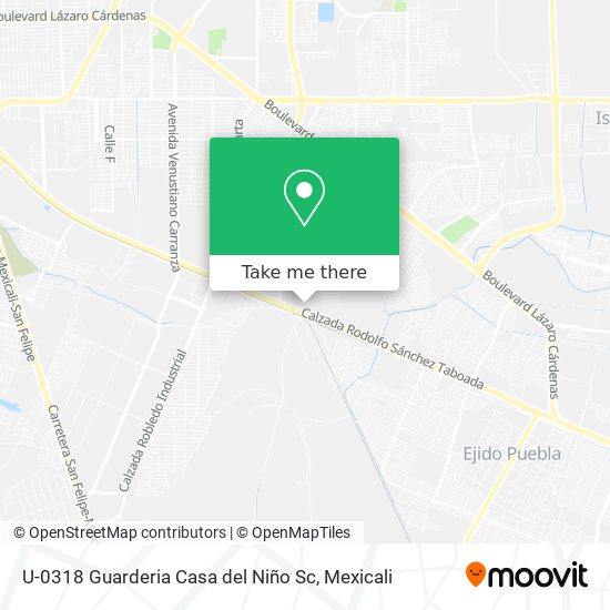 U-0318 Guarderia Casa del Niño Sc map