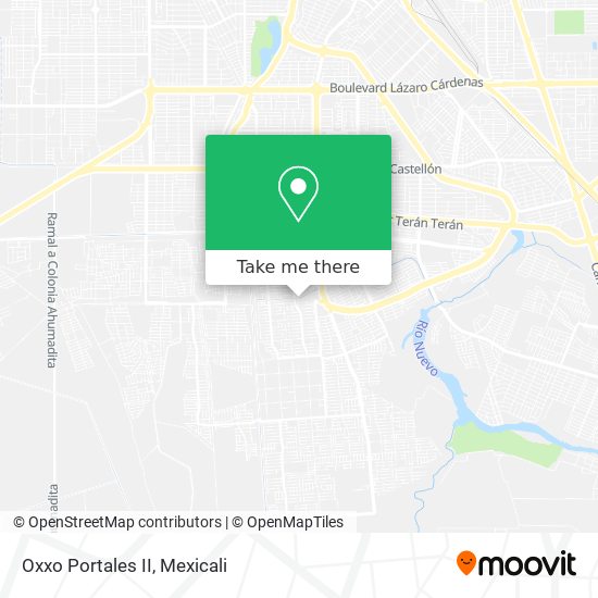 Mapa de Oxxo Portales II