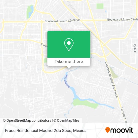 How to get to Fracc Residencial Madrid 2da Secc in Mexicali by Bus?