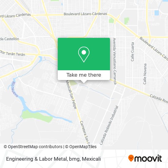 Mapa de Engineering & Labor Metal, bmg