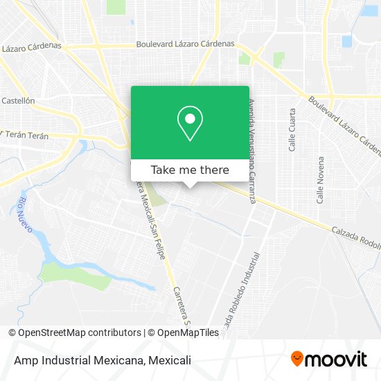 Amp Industrial Mexicana map