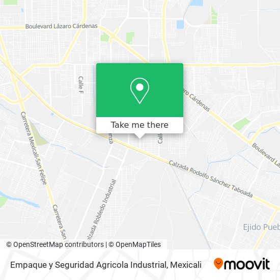 Mapa de Empaque y Seguridad Agricola Industrial
