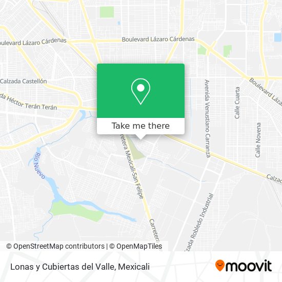 Mapa de Lonas y Cubiertas del Valle
