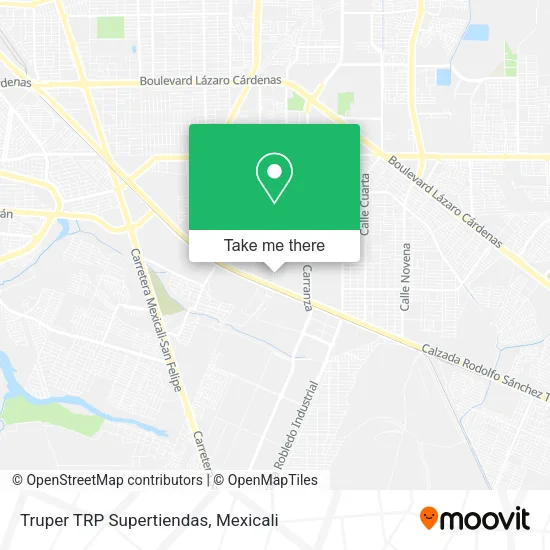 Mapa de Truper TRP Supertiendas