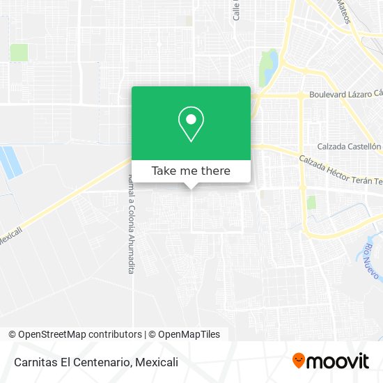 How to get to Carnitas El Centenario in Mexicali by Bus?