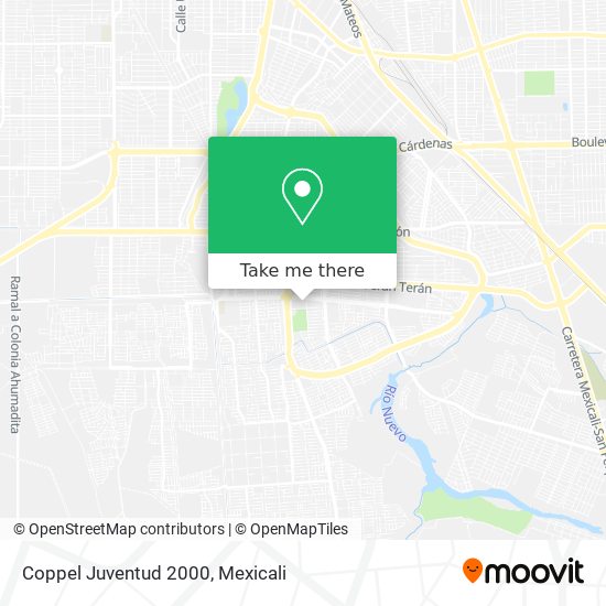 Coppel Juventud 2000 map