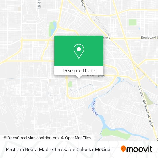 Rectoría Beata Madre Teresa de Calcuta map