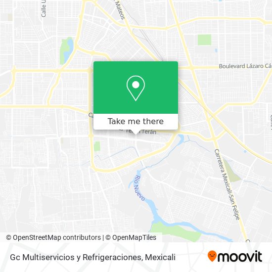 Mapa de Gc Multiservicios y Refrigeraciones