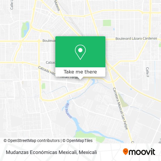 Mudanzas Económicas Mexicali map