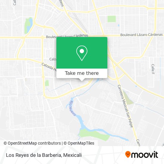 Los Reyes de la Barberia map