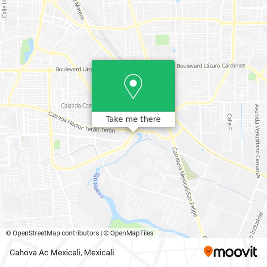 Mapa de Cahova Ac Mexicali