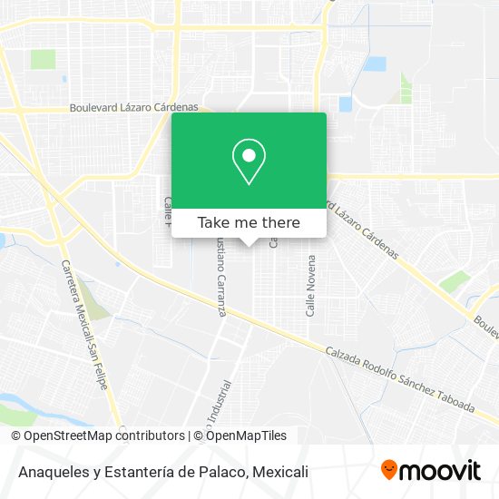 Mapa de Anaqueles y Estantería de Palaco