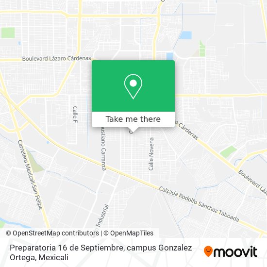 Preparatoria 16 de Septiembre, campus Gonzalez Ortega map