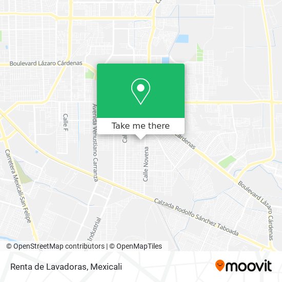 Mapa de Renta de Lavadoras