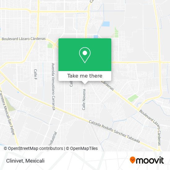 Clinivet map