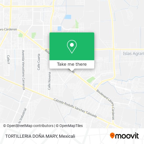 TORTILLERIA DOÑA MARY map